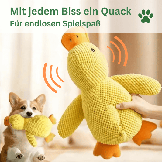 QuackNox™ – Das quietschende Entenspielzeug für Hunde
