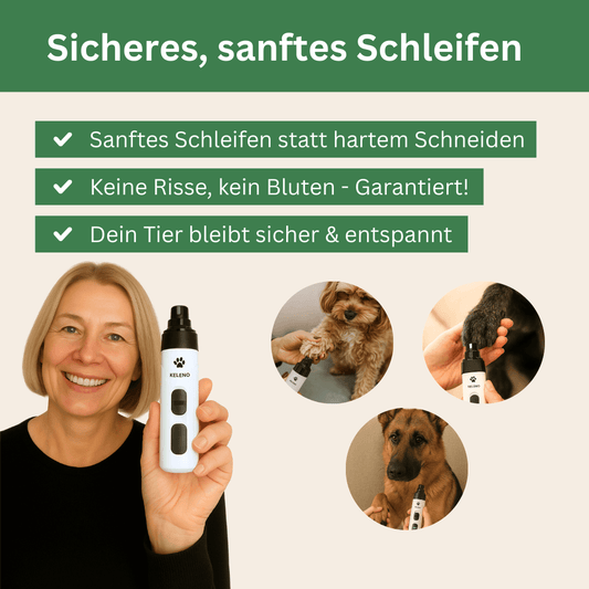 TrimNox™ Pro – Der leise Krallenschleifer für stressfreie Pflege