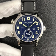 Patek Philippe Calatrava Pilot Travel Time Blue Dial