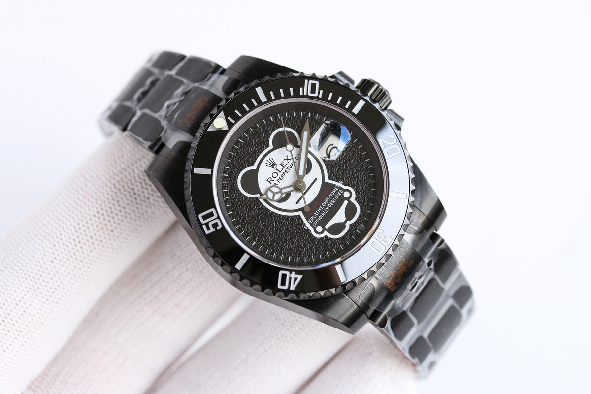 SUBMARINER DATE 40MM CUSTOM BLACK BEZEL