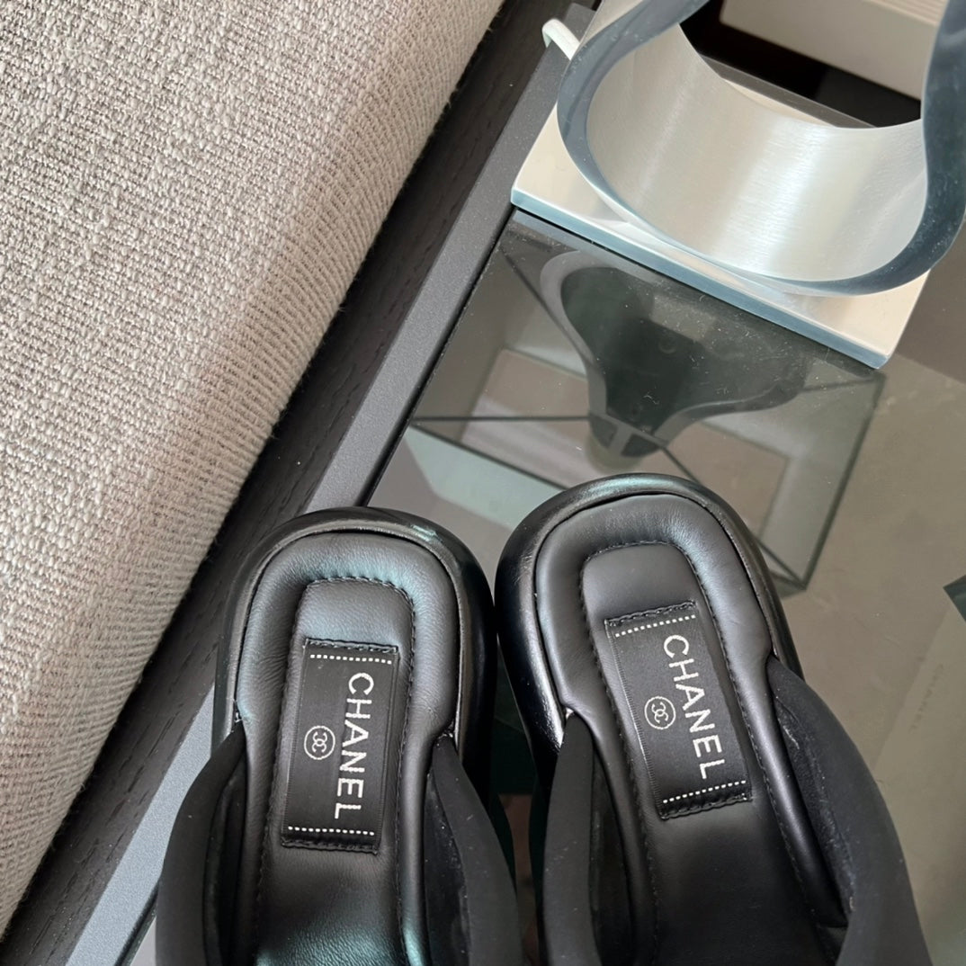 CC Sandal Black Lambskin 173046