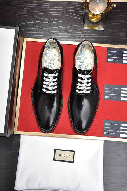 GG Men's Loafer Black Patent Leather 135542