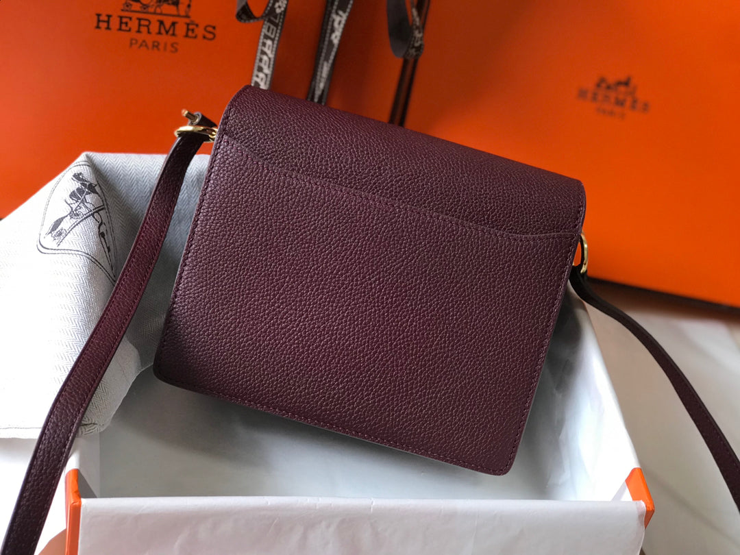 HM SAC ROULIS 19 WINE TOGO LEATHER