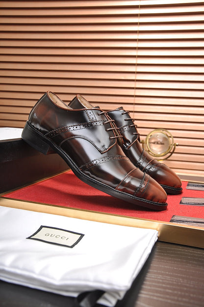 GG Men's Dress Shoe Brown Cowhide 499520