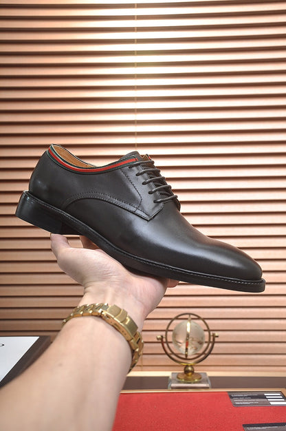 GG Men's Dress Shoe Black Cowhide 140494