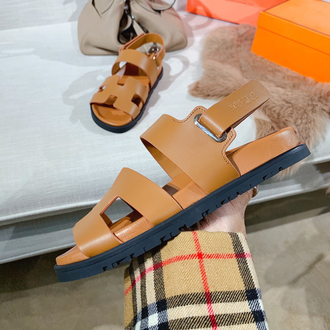 HM GENIUS SANDAL COPPER CALFSKIN
