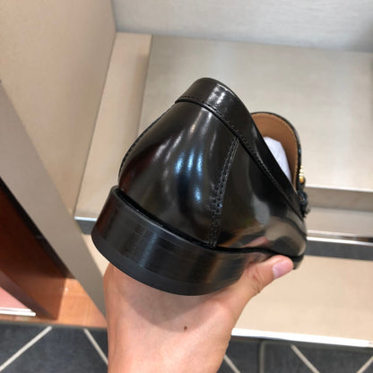 GG Men's Loafer Black Patent Leather 525079