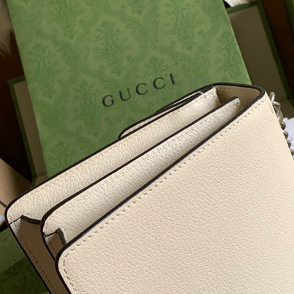 DIONYSUS SMALL BAG IN WHITE CALFSKIN