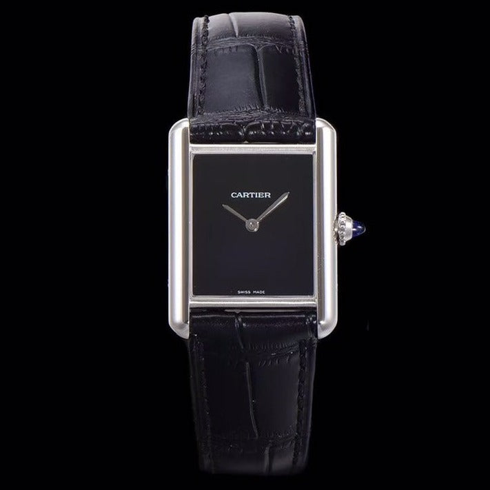 TANK MUST NO NUMERALS STEEL CASE BLACK DIAL