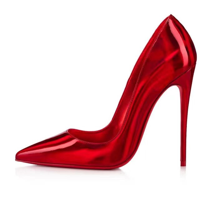 CL Pump Hot Chick 100mm Loubi/lin Psy Loubi Patent calfskin