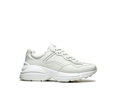 GG Men's Rhyton Sneaker White Cowhide 524509