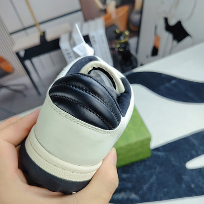GG Men's MAC80 Sneaker White Black Cowhide 523623