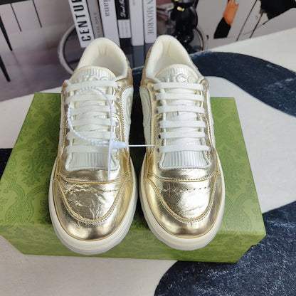 GG Men's MAC80 Sneaker Gold Cowhide 523617