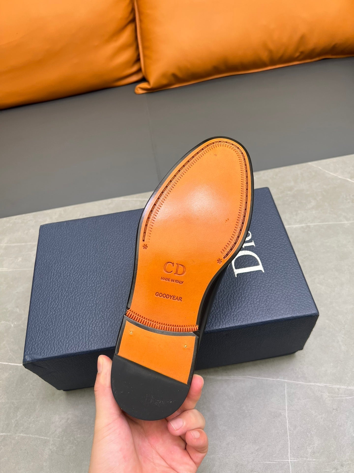CD SPARROW LOAFER BLACK CALFSKIN