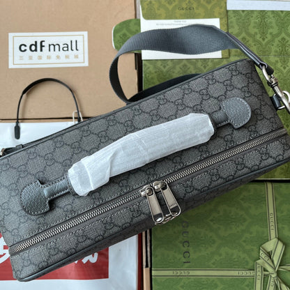 Gucci Bag 36 Grey Canvas 240019