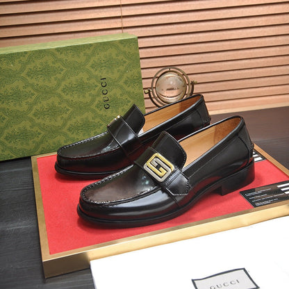 GG Men's Loafer Black Cowhide 560953