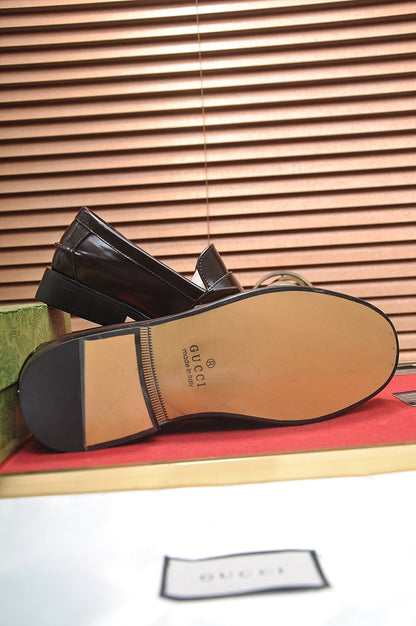 GG Men's Loafer Brown Cowhide 560954