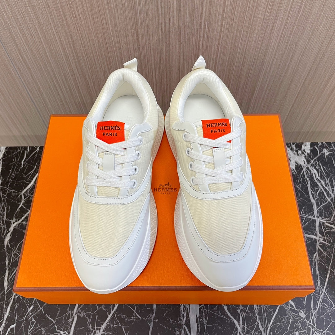 GIGA SNEAKER BLUE PASTEL PINK WHITE CALFSKIN