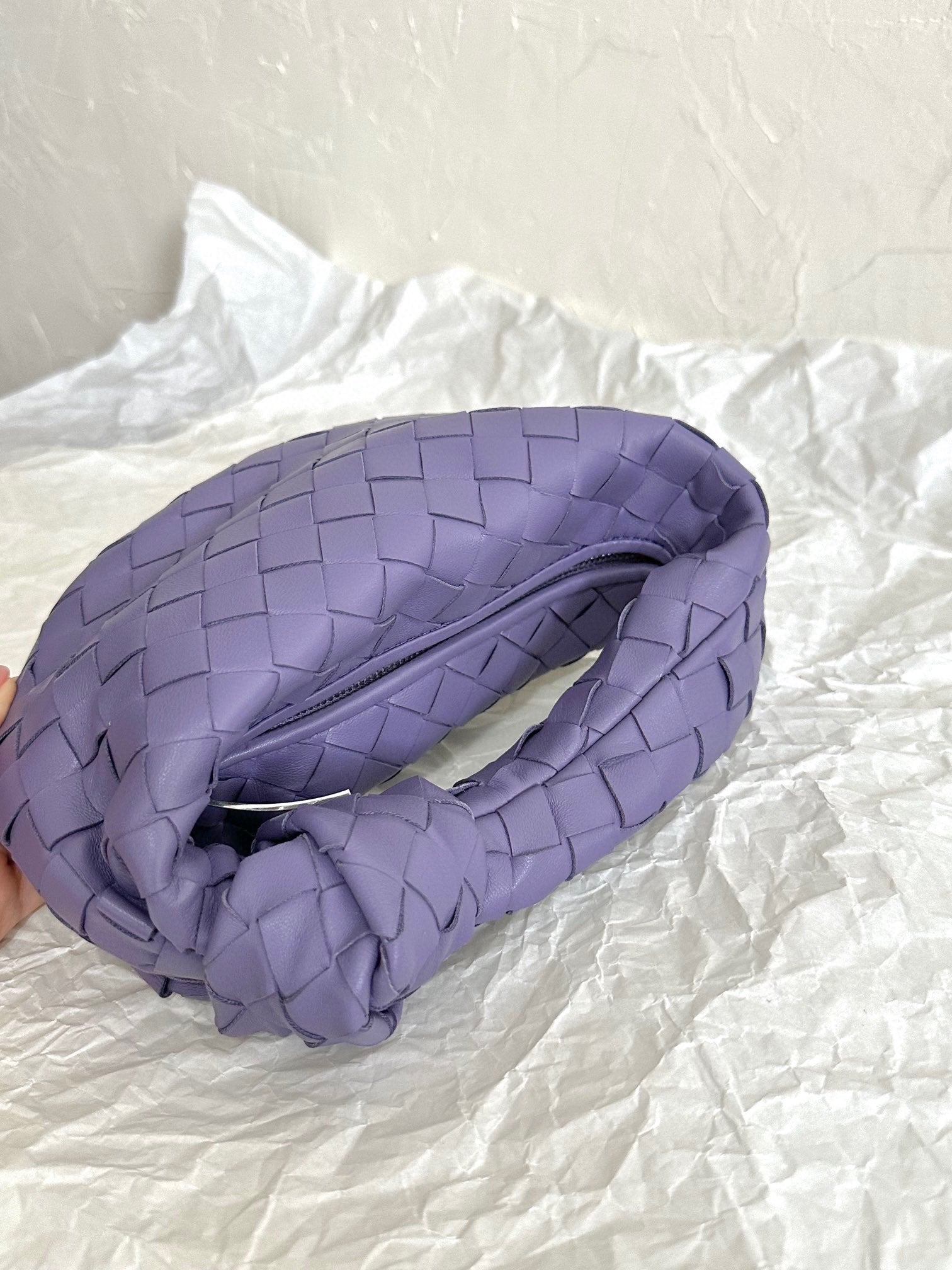 mini jodie 28 purple lambskin