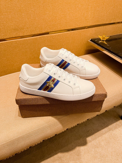 GG Men's Sneaker White Cowhide 238381