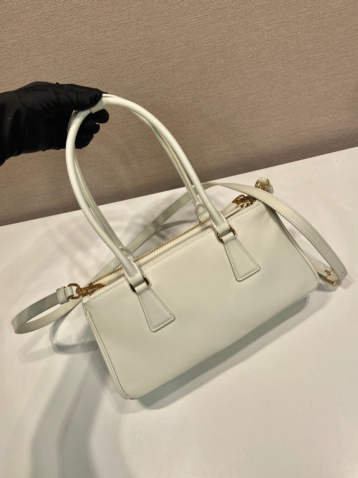 PRA New killer bag white calfskin 340497