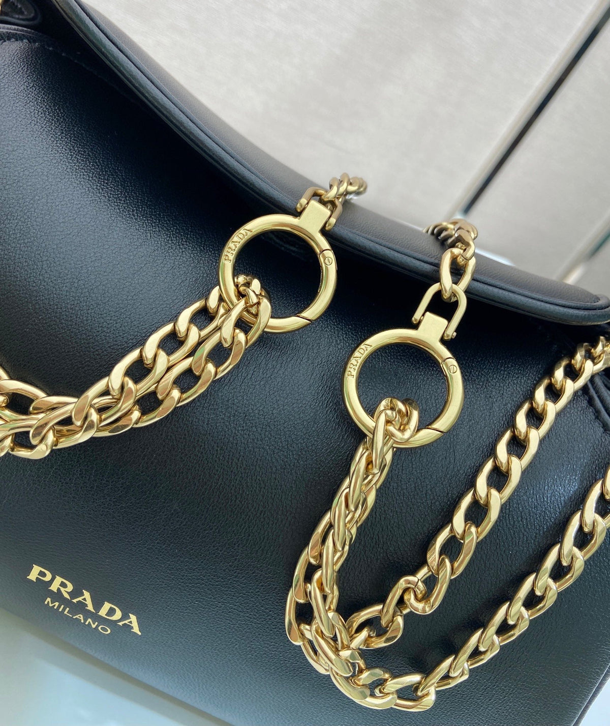 PRA Tumulte bag 24 black leather  280838
