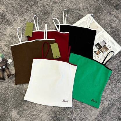 Gucci 2026 Vest White Black Green Red Brown Cotton 359313