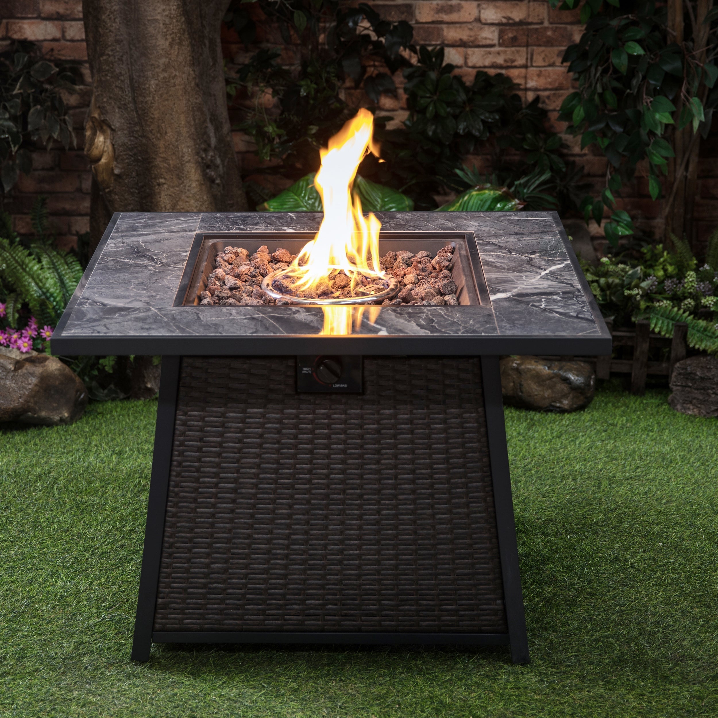 DekoLiving COB10001 Outdoor Gas Firepit Table