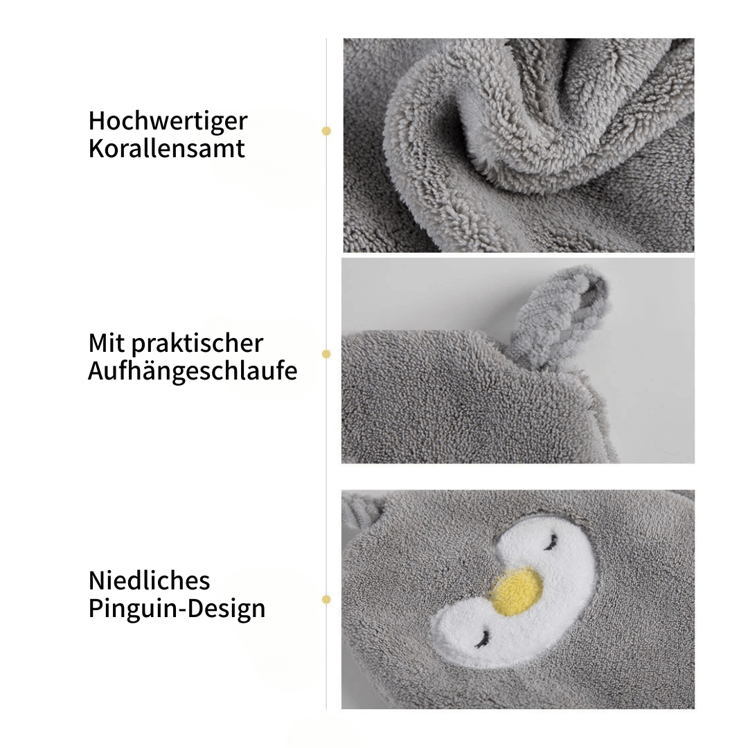 Keleno TrockiFix – Kuscheliges Handtuch für kleine Badezimmerhelden AMO8787