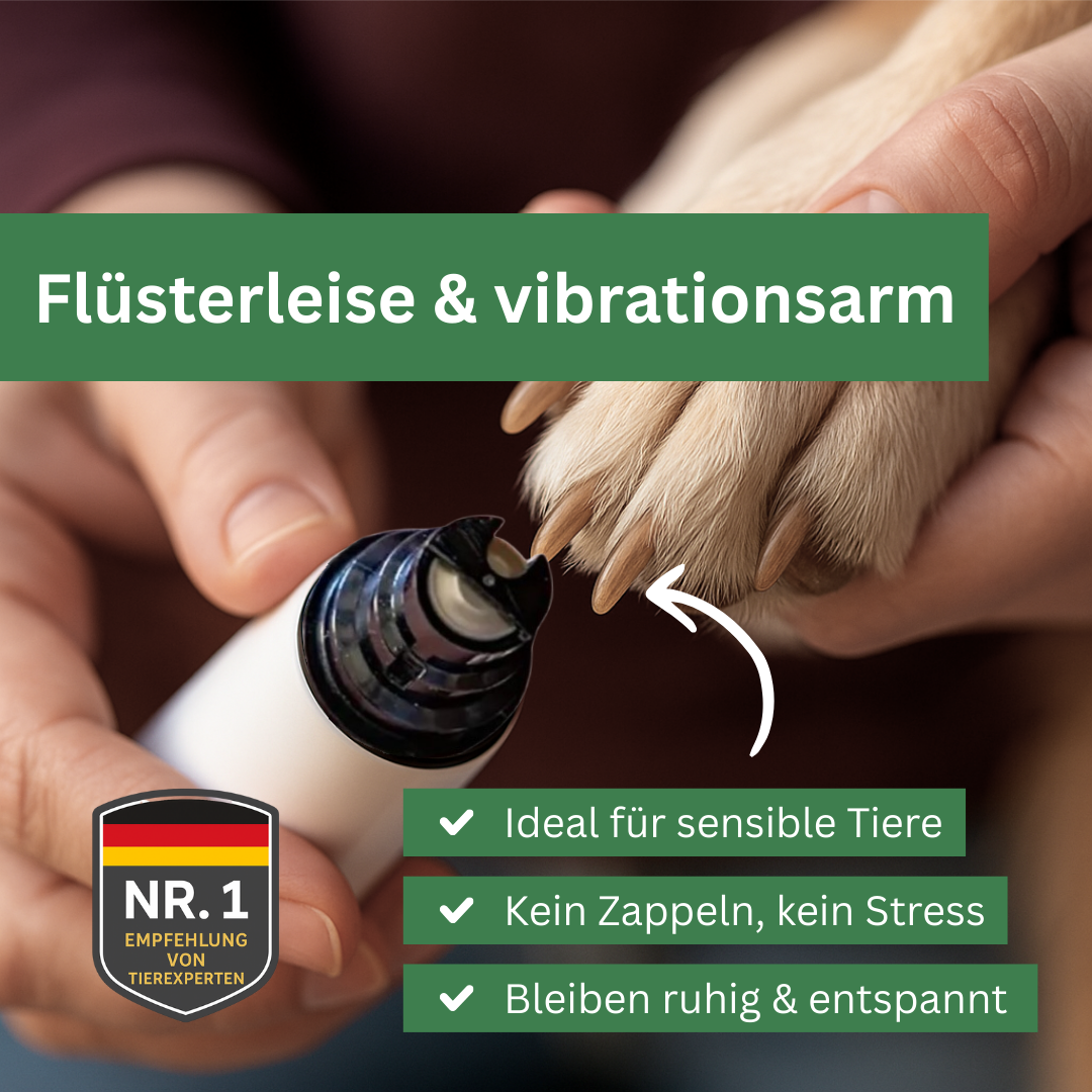 TrimNox™ Pro – Der leise Krallenschleifer für stressfreie Pflege
