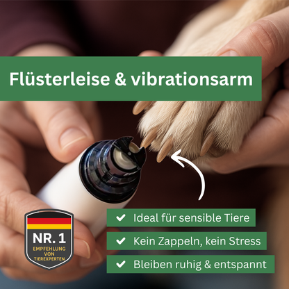 TrimNox™ Pro – Der leise Krallenschleifer für stressfreie Pflege