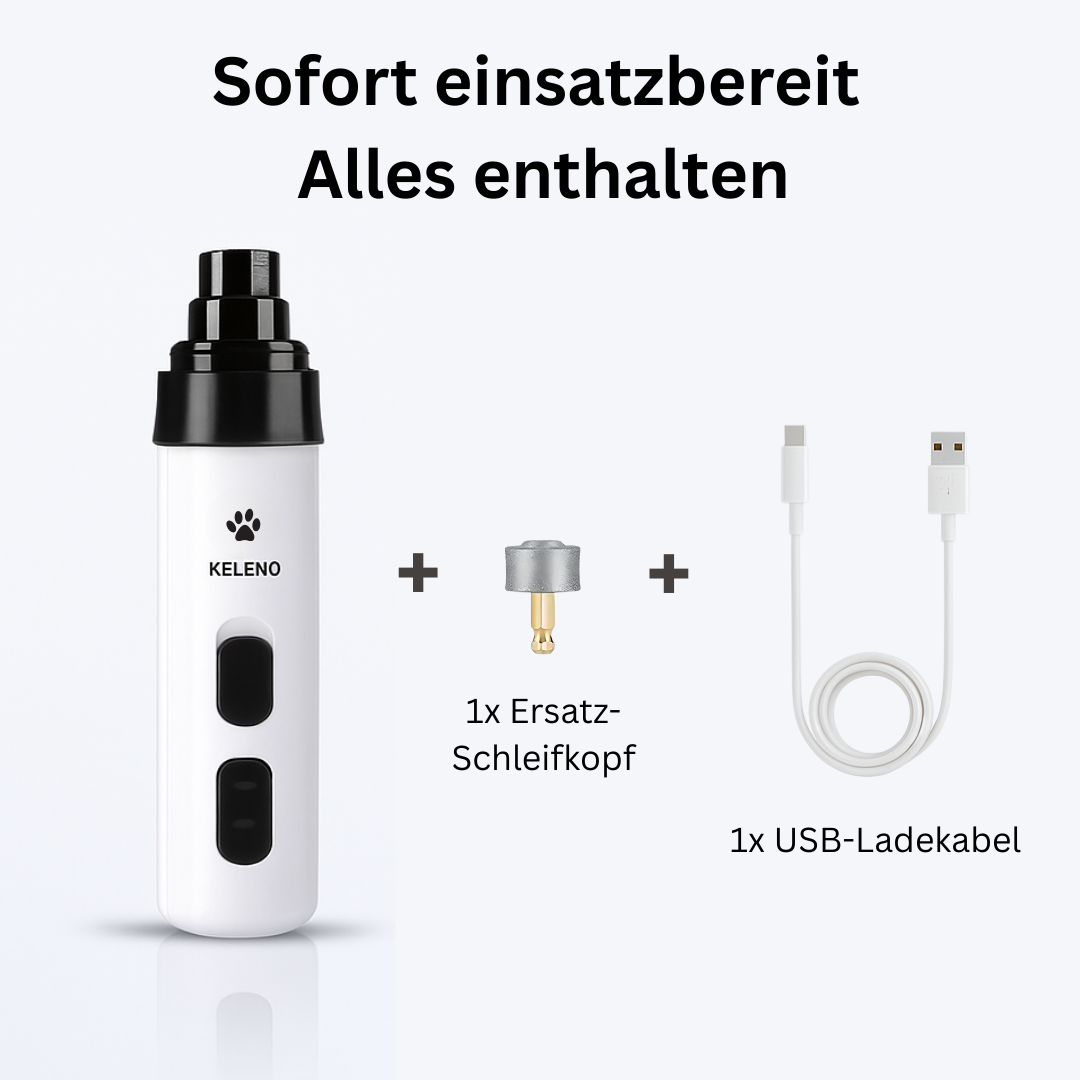 TrimNox™ Pro – Der leise Krallenschleifer für stressfreie Pflege