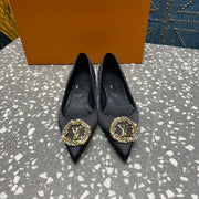 LV MET FLAT BALLERINA NOIR