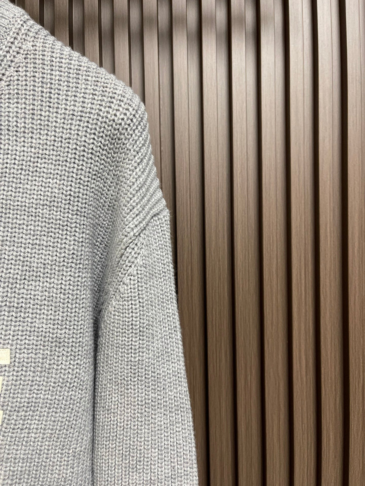 Celin Oversized Sweater In Ribbed Wool