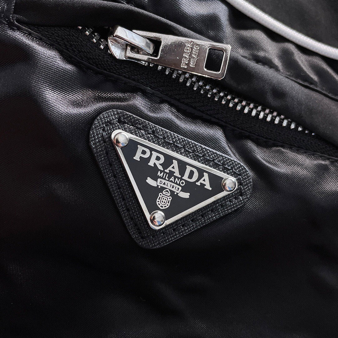 Prada Black/White Jacket  with Re-Nylon
