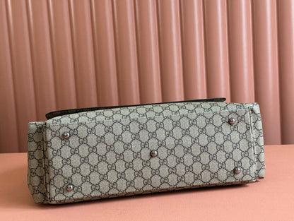 GC Large Changing Bag Beige Ebony Monogram  Canvas