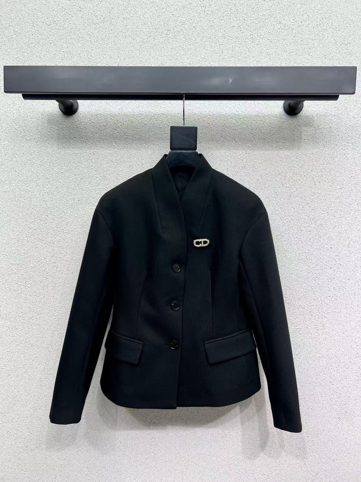 Dior Jacket Black and Red Polyester
