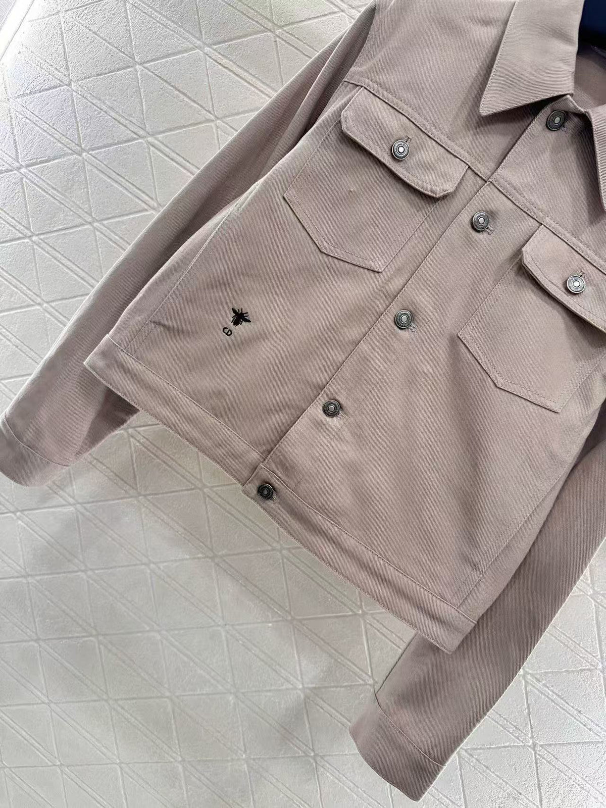 Dior Jacket Pink and White Cotton
