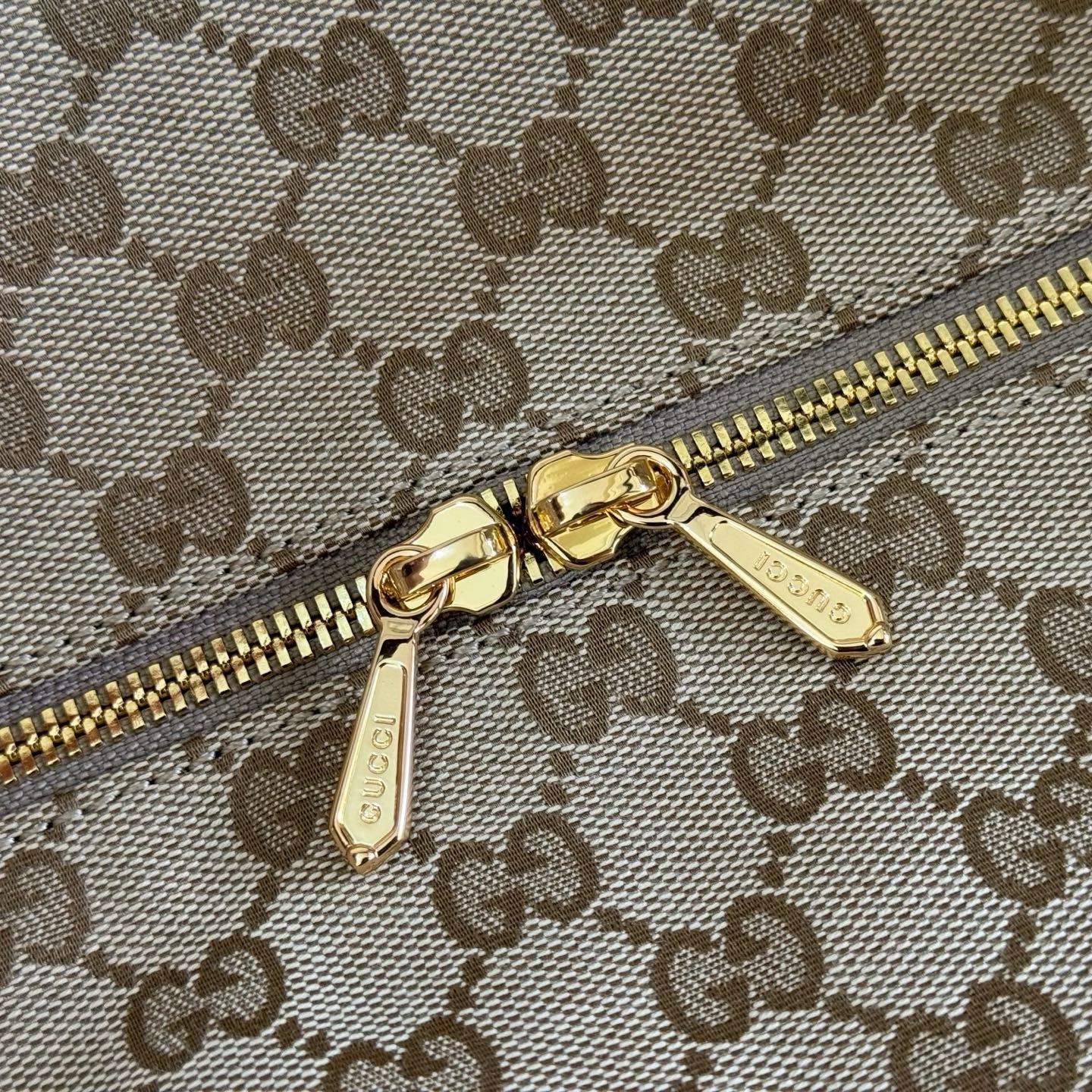 Gucci 2026 Brera Bag 33cm Beige Monogram Canvas