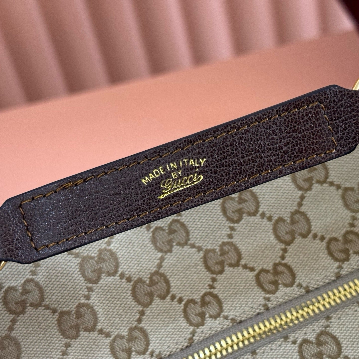 Gucci 2026 Brera Bag 33cm Beige Monogram Canvas