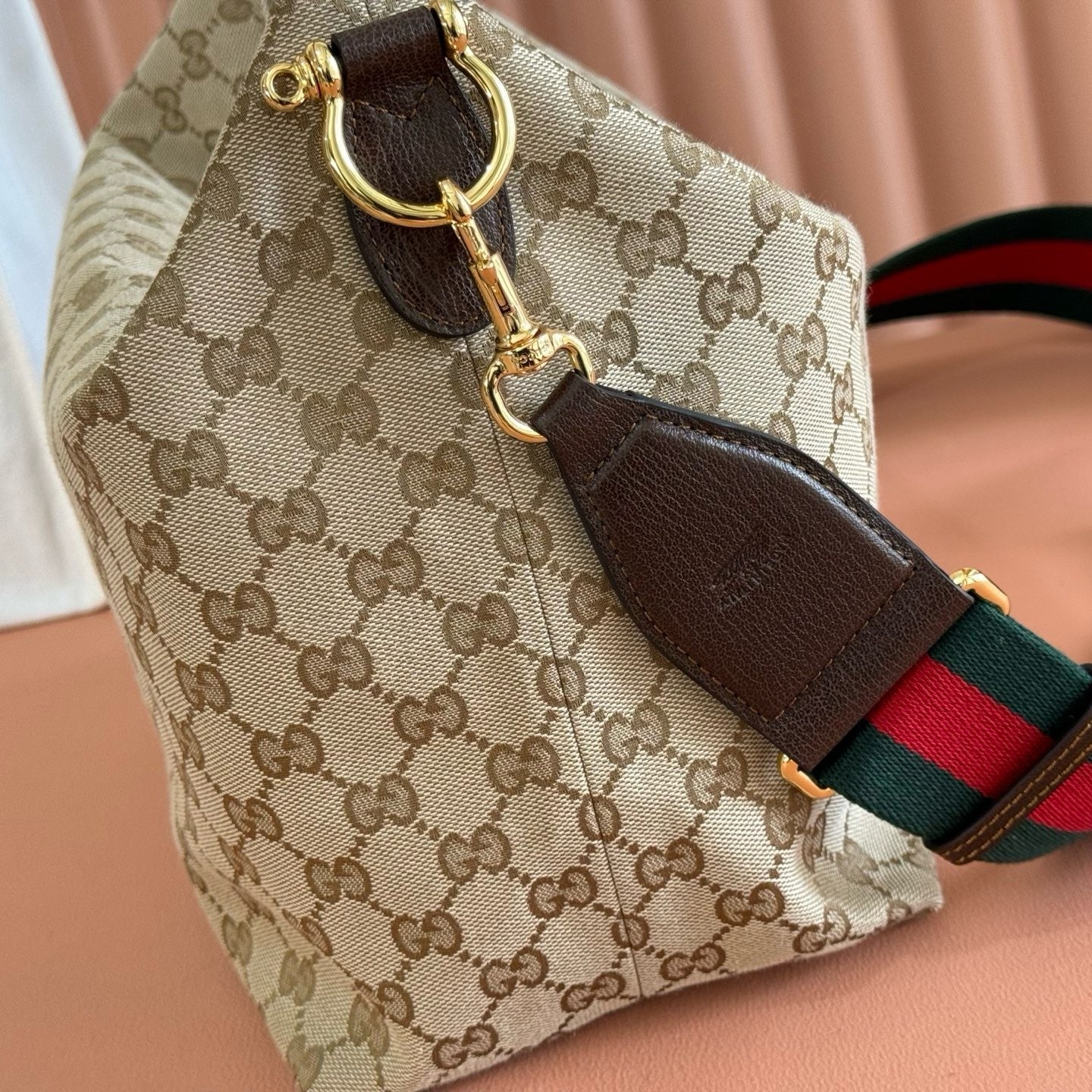 Gucci 2026 Brera Bag 33cm Beige Monogram Canvas