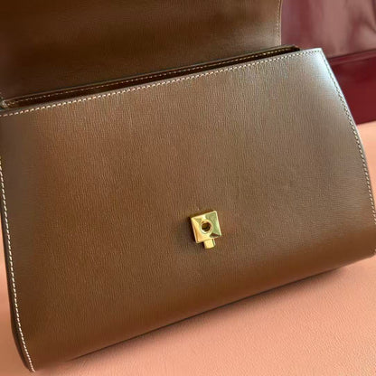 Gucci 2026 Horsebit 1955 Bag 29cm Brown Calfskin Gold Hardware
