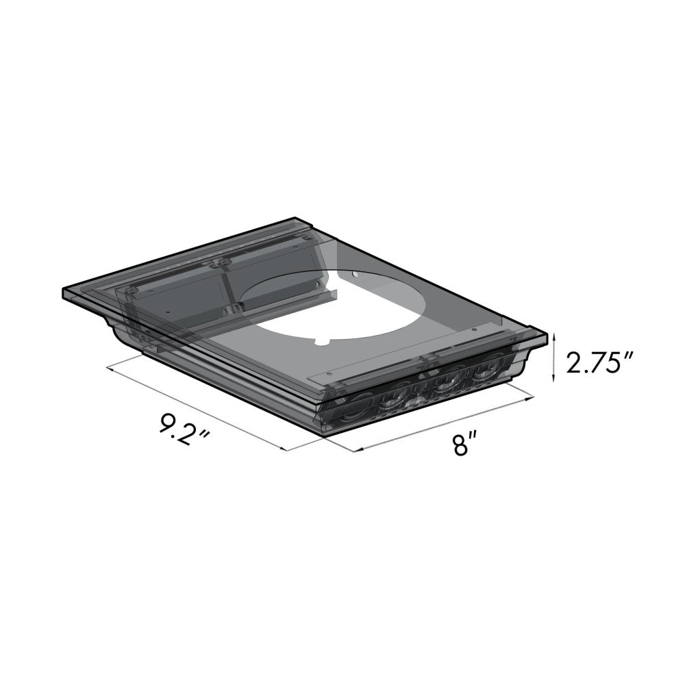 ZLINE Wall Mount Range Hood in Stainless Steel with Built-in CrownSound® Bluetooth Speakers (KBCRN-BT)