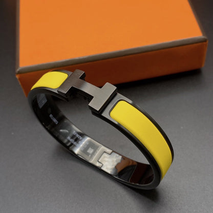 CLIC HM SO BLACK YELLOW BRACELET