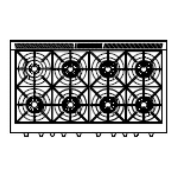 Capital Cooking MCOR488 48" All Gas Culinarian Range