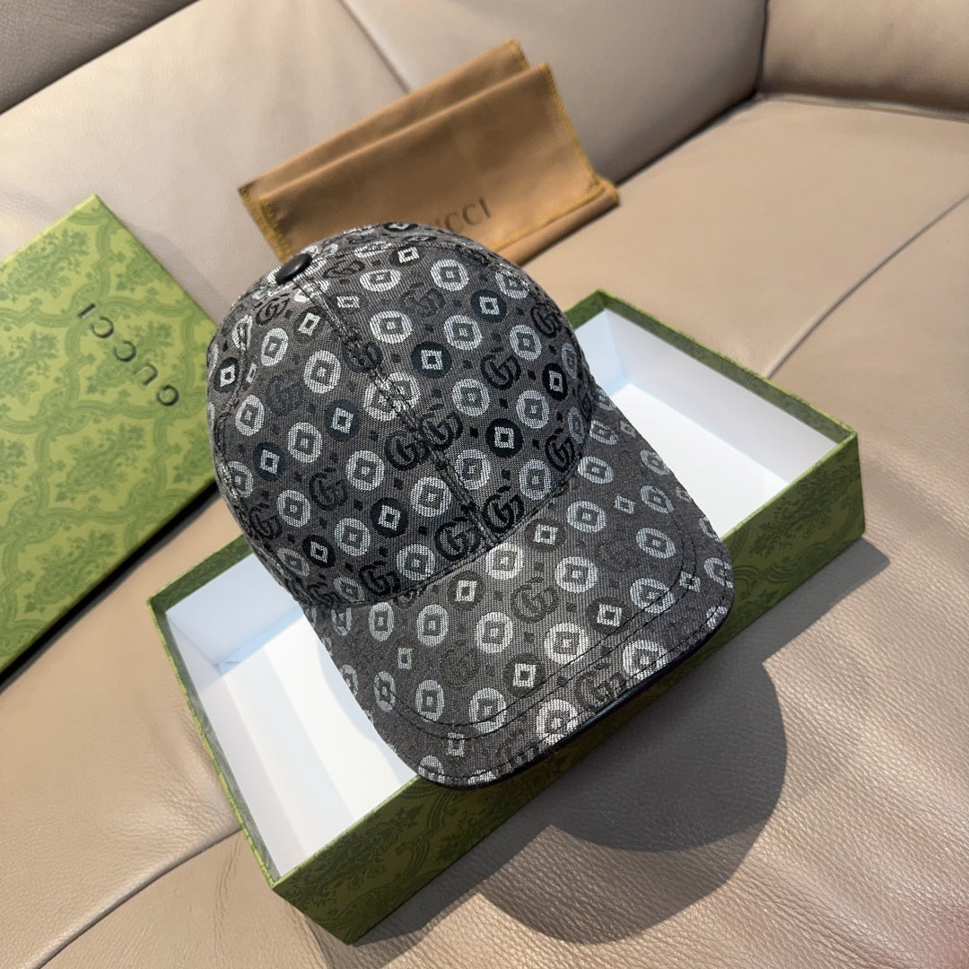 Gucci Logo Denim Jacquard Hat 211636