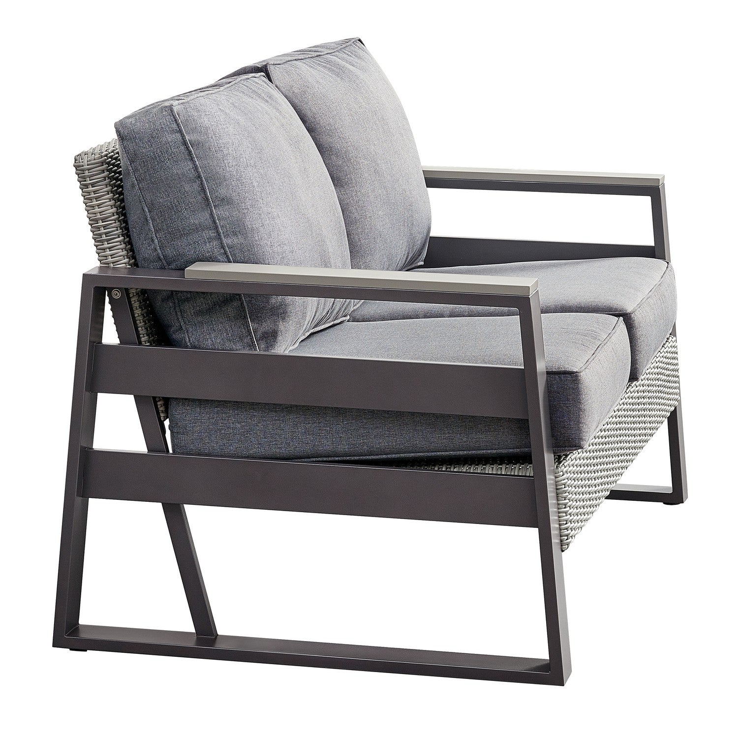DekoLiving COP30901 Tricarico Outdoor Patio Set & Firepit