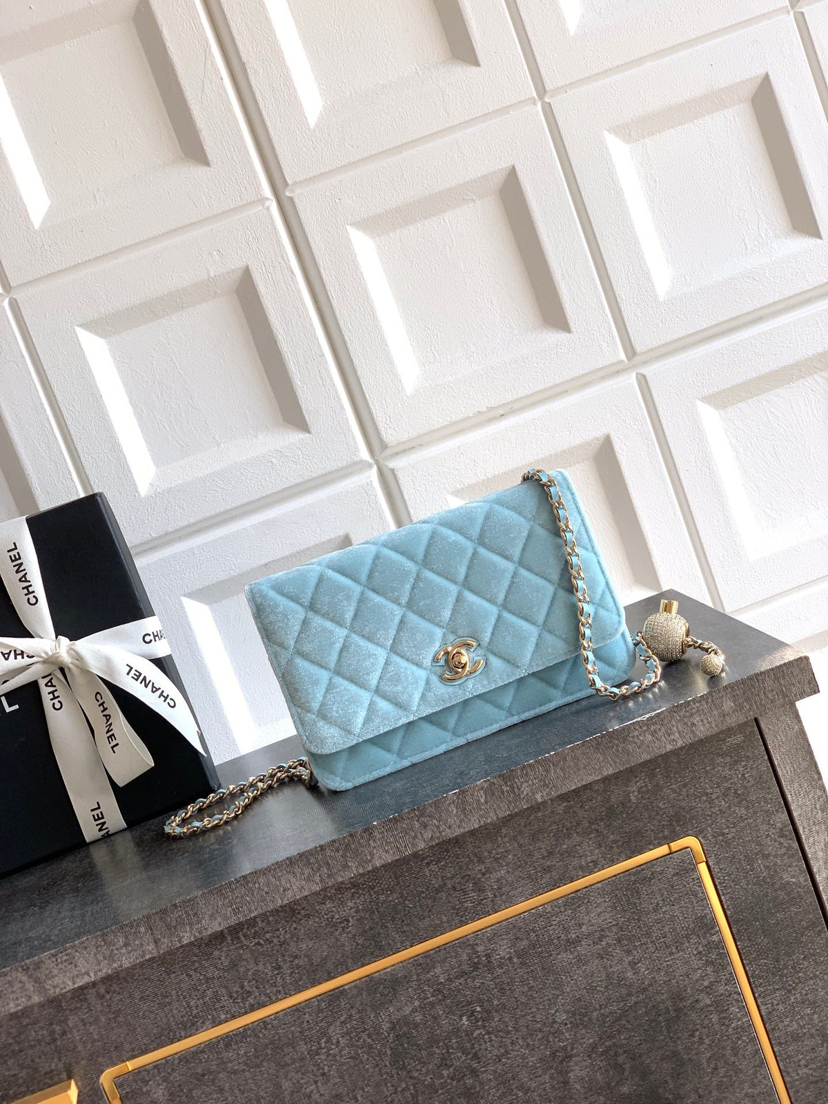 Chanel 2026 WOC Bag 20cm Velvet Leather 331109