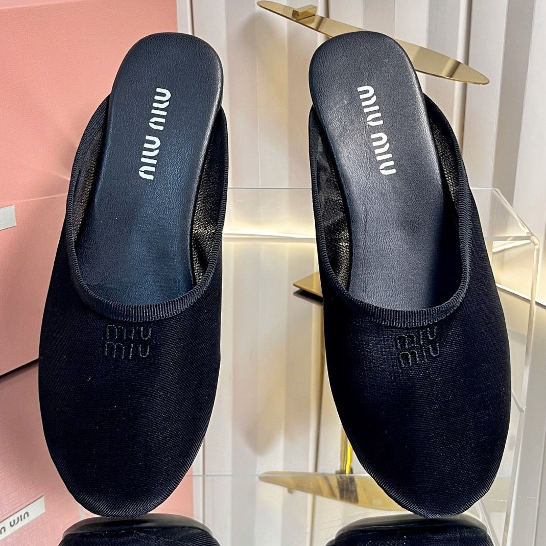 Miu Miu 2026 Flat Mule Mesh 979165