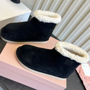 Miu Miu 2026 Snow Ankle Boots Suede 977010